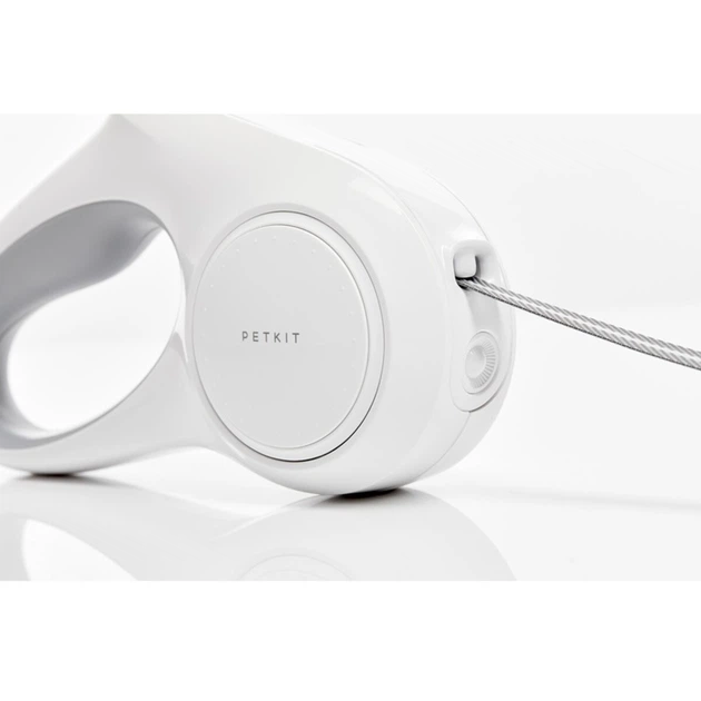 Повідець-рулетка для собак Petkit Go Dog Retractable Leash, стрічка 3 м, білий