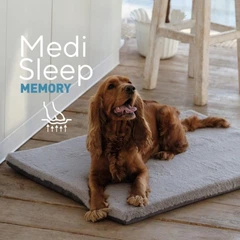 Pet Fashion Матрац ортопедичний Природа "Medi Sleep MEMORY" 66 х 46 х 4 см (сірий) - dgs