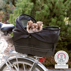 Сумка кошик для велосипеда Trixie 29см × 42см × 48см чорний (TX-13118)