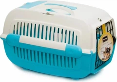 Контейнер-переноска для собак та кішок AquaEl Comfy Cosmos 48 x 33 x 32.5 см S Sweet Blue (5906877022495)