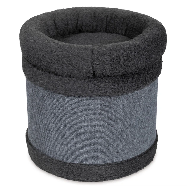 PetFun Pet Fun Дім будиночок-кігтеточка для котів 38х36 см - сірий