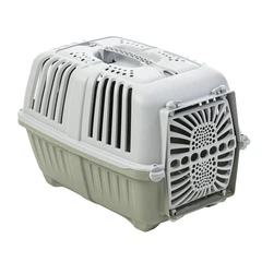 Переноска для котів MPS Pratiko 1 Пластикові дверцята 48x31,5x33 см - світло-зелений