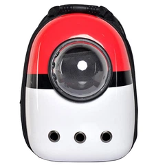 Рюкзак для перенесення тварин з ілюмінатором CosmoPet Червоно-білий 42х31х20 Pokemon (JDT-0847548)