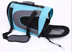 Сумка для перенесення котів та собак CosmoPet CP-13 46 x 26 x 27 см Блакитний