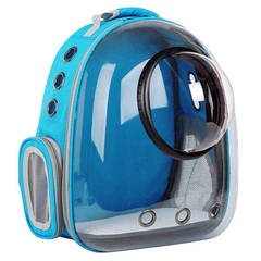 Рюкзак для перенесення тварин з ілюмінатором CosmoPet CP-101 25х32х42см Синій (JDT-0848051)