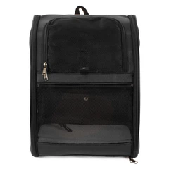 Рюкзак-переноска для котів та собак 41х32х29 см CosmoPet CP-27 Чорний (JDT-0848045)