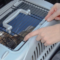 Переноска для котів та собак Ferplast Atlas Deluxe Open 10 34х50.7х30 см max 5 кг Сіра (73038899)