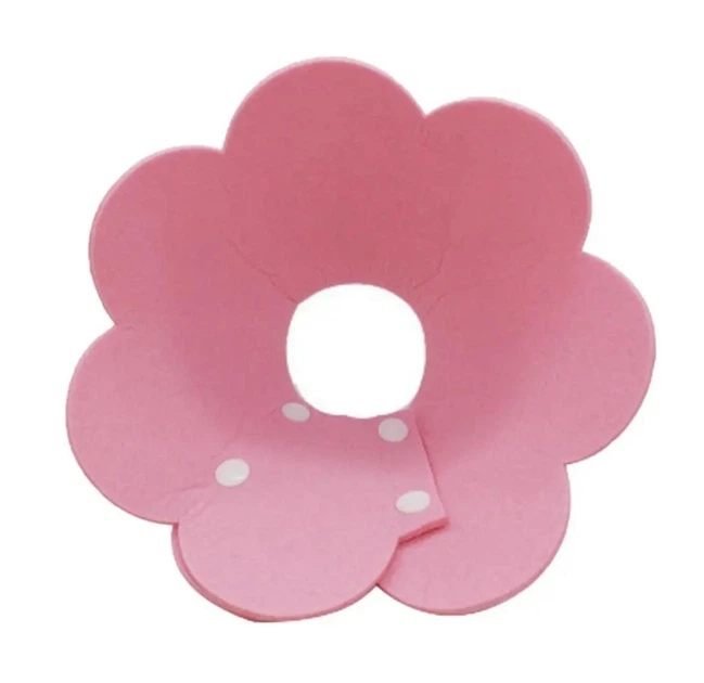 Xtep Комір-нашийник "для загоєння ран" для собак та кішок Pink Flower Size M