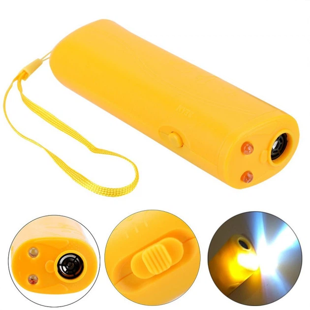 Без бренду Ультразвуковий відлякувач собак Super Ultrasonic AD-100 Yellow