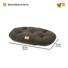 Лежак для котів і собак Ferplast Relax Воuсlе 89/10 85х55 см Темно-зелений (83808912)