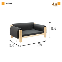Лежак для собак і котів Ferplast Mizu S 70x44x29 см (70030000)