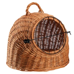 Переноска плетена Kadax Marra 40 x 48 x 45 см, Коричневий K9137 (5903699484883)