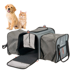 Переноска для собак та кішок Ferplast Voyager Carrier Pro 50х39х39 см Сірий (85734521)