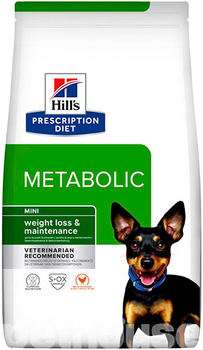 Hill's Prescription Diet Metabolic Mini Weight Loss&Maintenance - Корм-дієта з куркою для контролю і зниження ваги у собак дрібних порід