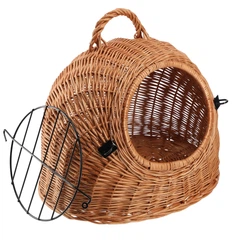 Переноска плетена Kadax Marra 40 x 34 x 42 см, Коричневий K9136 (5903699484876)