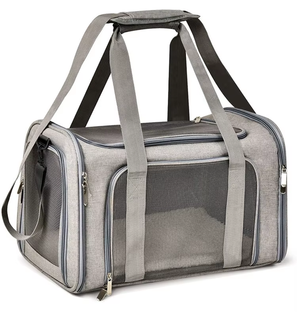 Luposan Сумка-переноска для домашніх тварин Bestopet (Люпосанчик) Portable Travel Bag BS-SS-019S, Grey