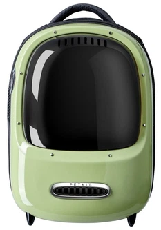 Сумки, переноски PETKIT Breezy 2 Smart Cat Carrier Green Рюкзак-переноска для котів і собак вагою до 8 кг 35 x 27 x 43 см (P7704 GREEN)