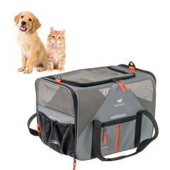 Сумка для маленьких собак та кішок Ferplast Voyager Carrier 450 50х33х37 см Сірий (85734421)