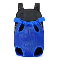 Відкрита переноска - кенгуру для дрібних собак Pet Style «Comfort Bag» Синя S
