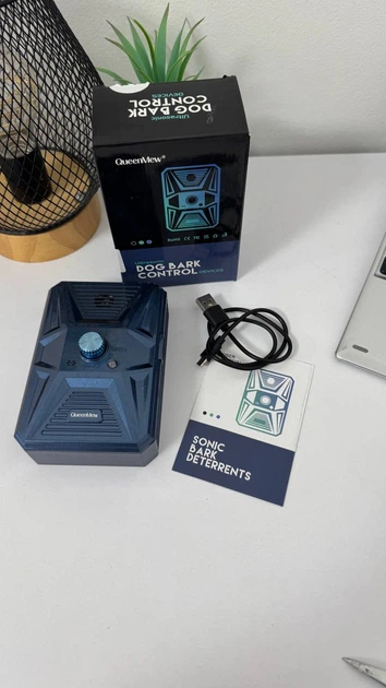 Без бренда Ультразвуковий відлякувач собак QueenMew Ultrasonic Dog Bark Control (Антигавкіт)