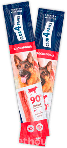 Club 4 Paws (Клуб 4 Лапи) Premium Meat Stick Beef - М'ясна паличка Яловичина для собак