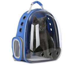 Без бренду Рюкзак для перенесення вихованців RIAS Pet Cat Blue (3_04925)