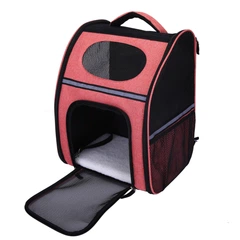 Рюкзак для домашніх тварин SENFUL 2-in-1 Deluxe Pet Backpack SBC5215 Pink