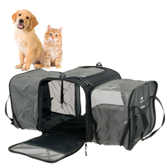 Переноска для собак та кішок Ferplast Voyager Carrier Pro 50х39х39 см Чорний (85734517)