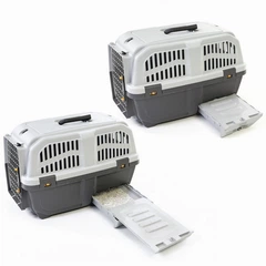 Переноска для котів MPS Skudo 3 CAT сіра до 24 кг 60х40х39 см S 01230300