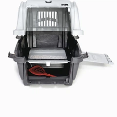 Переноска для котів MPS Skudo 3 CAT сіра до 24 кг 60х40х39 см S 01230300