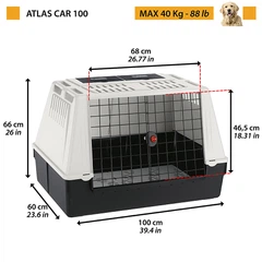 Переноска для собак та кішок Ferplast Atlas 100 Car 100х60х66 см (73100021)