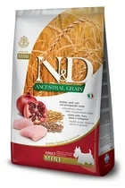 Farmina N&D Low Grain Chicken & Pomegranate Adult Mini корм для собак мелких пород КУРИЦА и ГРАНАТ (800 г)