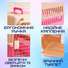 Haisen Переноска Контейнер Для Собак та Котів Для Авіа Перельотів та Транспортування Тварин