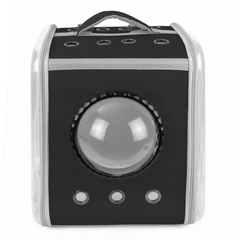 Рюкзак - переноска для котів та собак 39х30х34 CosmoPet CP-28 Black