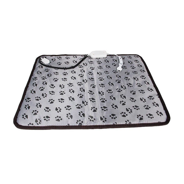 Lock Mat Килимок- лежанка з підігрівом для собак та котів 45 х 45 см килимок з регулятором температури Сірий
