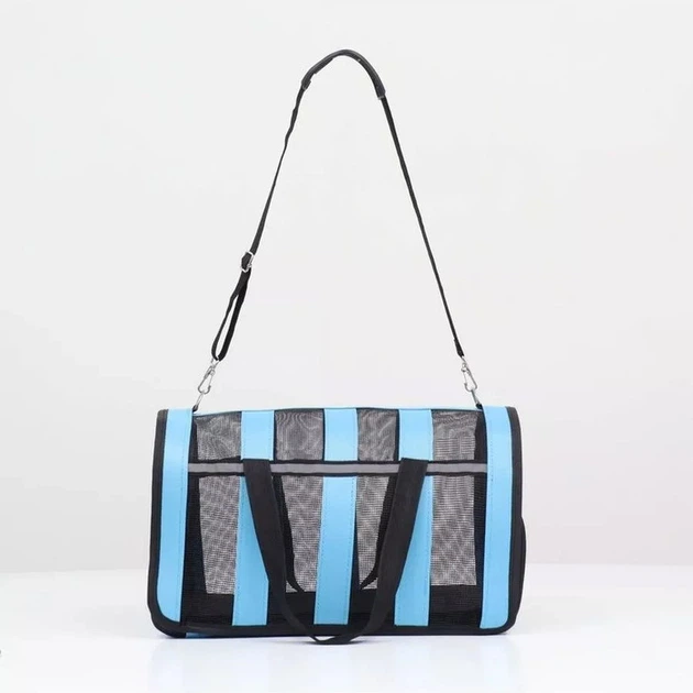 Сумка перенесення для котів та собак L 49x28x27 см CosmoPet CP-46 Blue