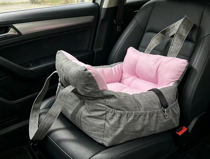 NewPet Сумка-автокрісло Для собаки 3в1 MellowMutt Переноска в Авто 45×40×32 см до 10 кг з Двома Ручками та Карабіном для Кріплення за Повідець