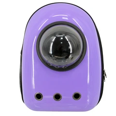 Без бренду Рюкзак для перенесення домашніх тварин RIAS CosmoPet CP-2 з ілюмінатором Purple (3_03882)