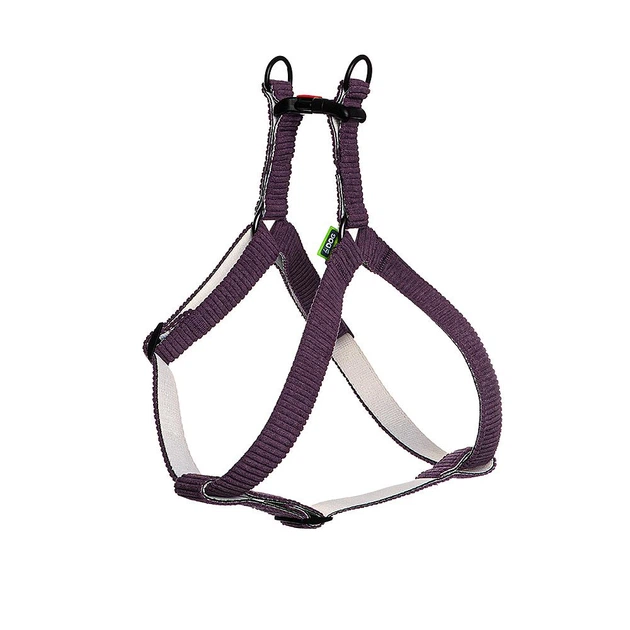 Hi Dog Шлея HIDOG нейлонова VELVET слива M 20мм 45-64см (127/1050)