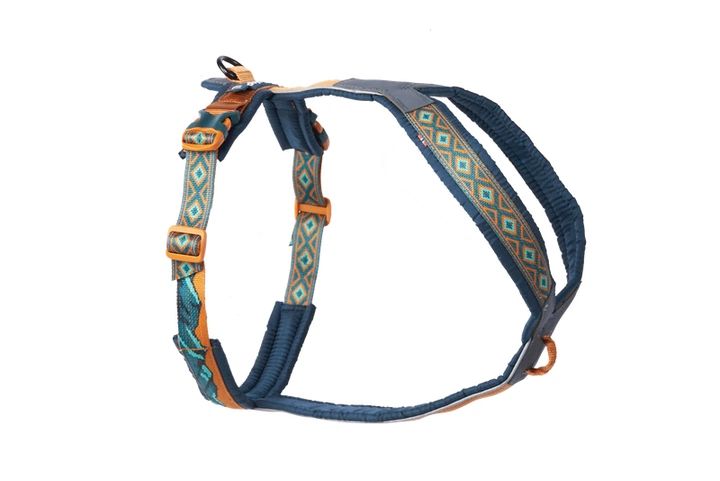 Non stop dogwear Шлейка для собак Line harness 5.0 RP signature edition Non-stop dogwear Бірюзовий/Дуб 1