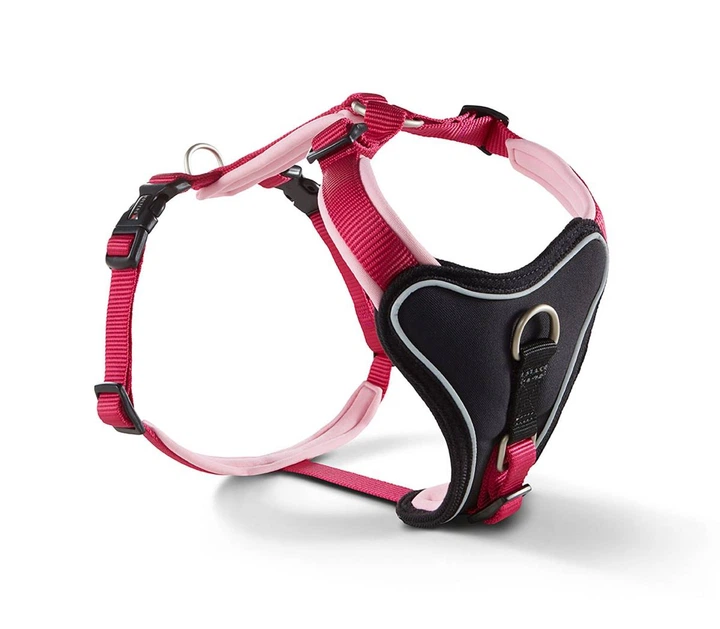 Шлейка для собак пом'якшена Wolters Professional Comfort 2A 45-50 см / 25 мм Малиновий