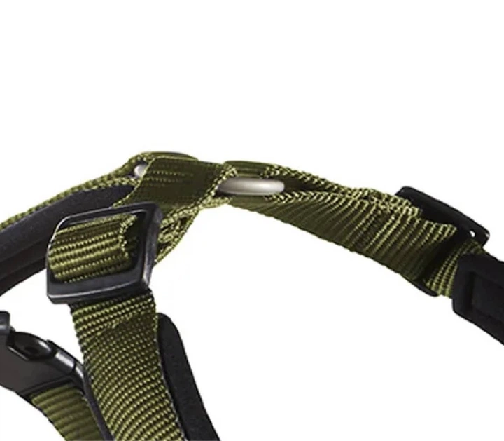Шлейка для собак пом'якшена Wolters Professional Comfort 7 90-110 см / 35 мм Оливковий