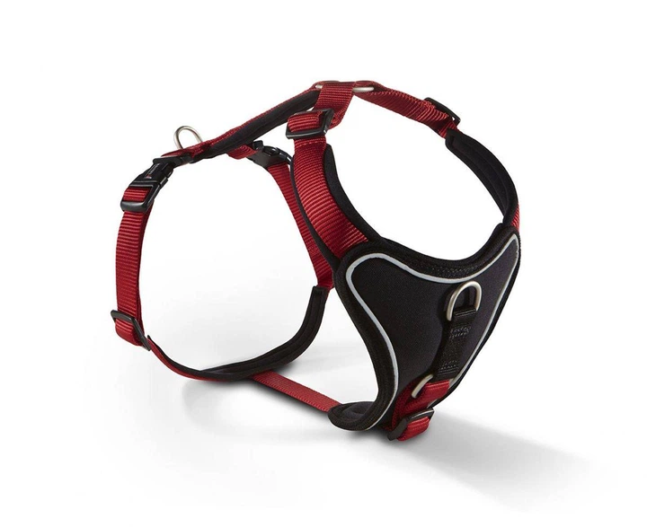 Шлейка для собак пом'якшена Wolters Professional Comfort 7 90-110 см / 35 мм Червоний