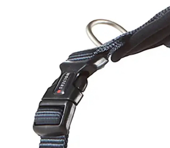 Шлейка для собак пом'якшена Wolters Professional Comfort 7 90-110 см / 35 мм Графітовий