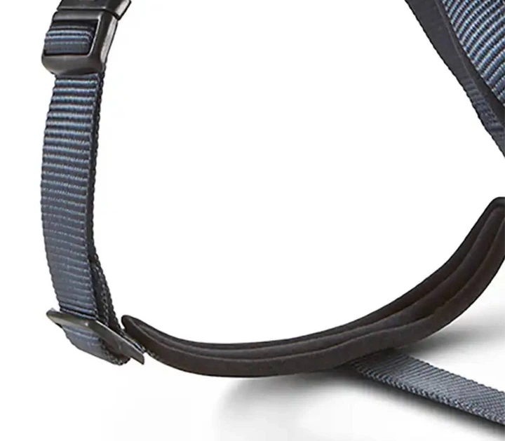 Шлейка для собак пом'якшена Wolters Professional Comfort 7 90-110 см / 35 мм Графітовий
