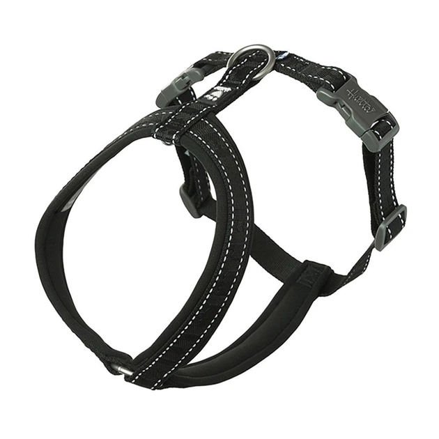 Анатомічна шлейка для собак Hurtta Casual Y-harness 30-35 Чорний