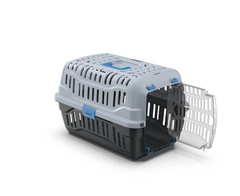 Перенесення для домашніх тварин Georplast Spark, 48,5x33,5x31 см Сіро-чорна