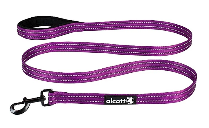 Повідець нейлоновий для собак Alcott S - фіолетовий