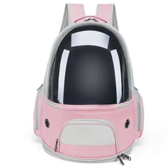 Рюкзак для перенесення котів та собак 43х30х23 CosmoPet CP-52 Pink