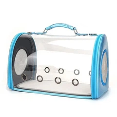 Сумка - переноска для котів та собак гризунів 42х25х28 CosmoPet CP-26 Blue (L)